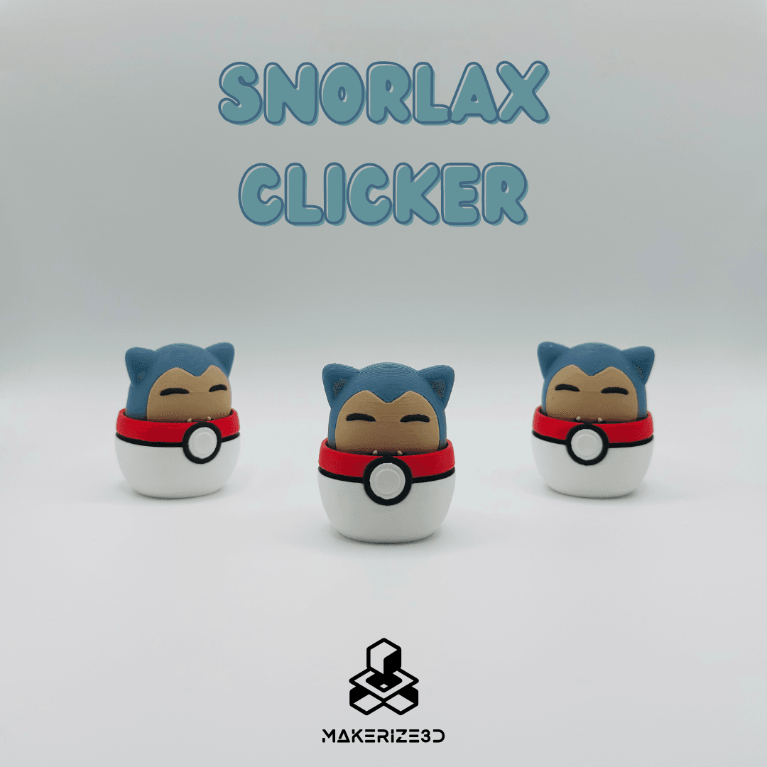 Snorlax Fidget Clicker 3d model