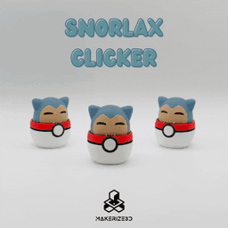 Snorlax Fidget Clicker 3d model