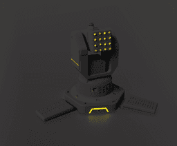 Helldivers 2 Rocket Turret Sentry Stratagem 3d model