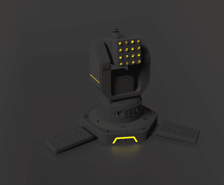 Helldivers 2 Rocket Turret Sentry Stratagem 3d model