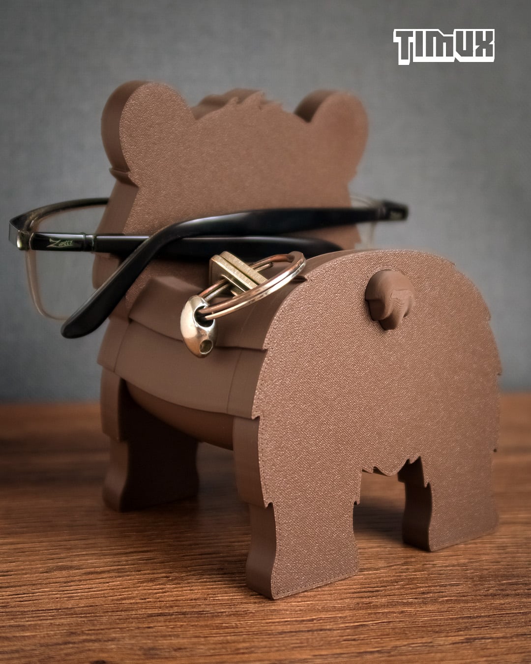 BEAR GLASSES HOLDER 3d model