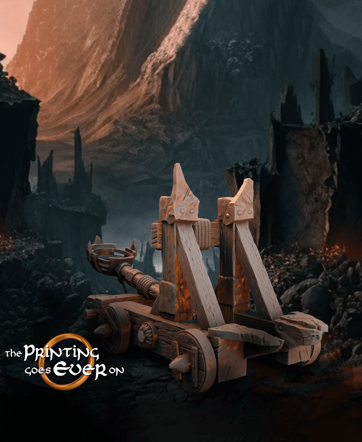 Morthan Orc Catapult 3d model