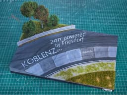 Nurburgring Karussell Diorama for Hot Wheels and 1:64 Diecast Cars & Figure 3d model