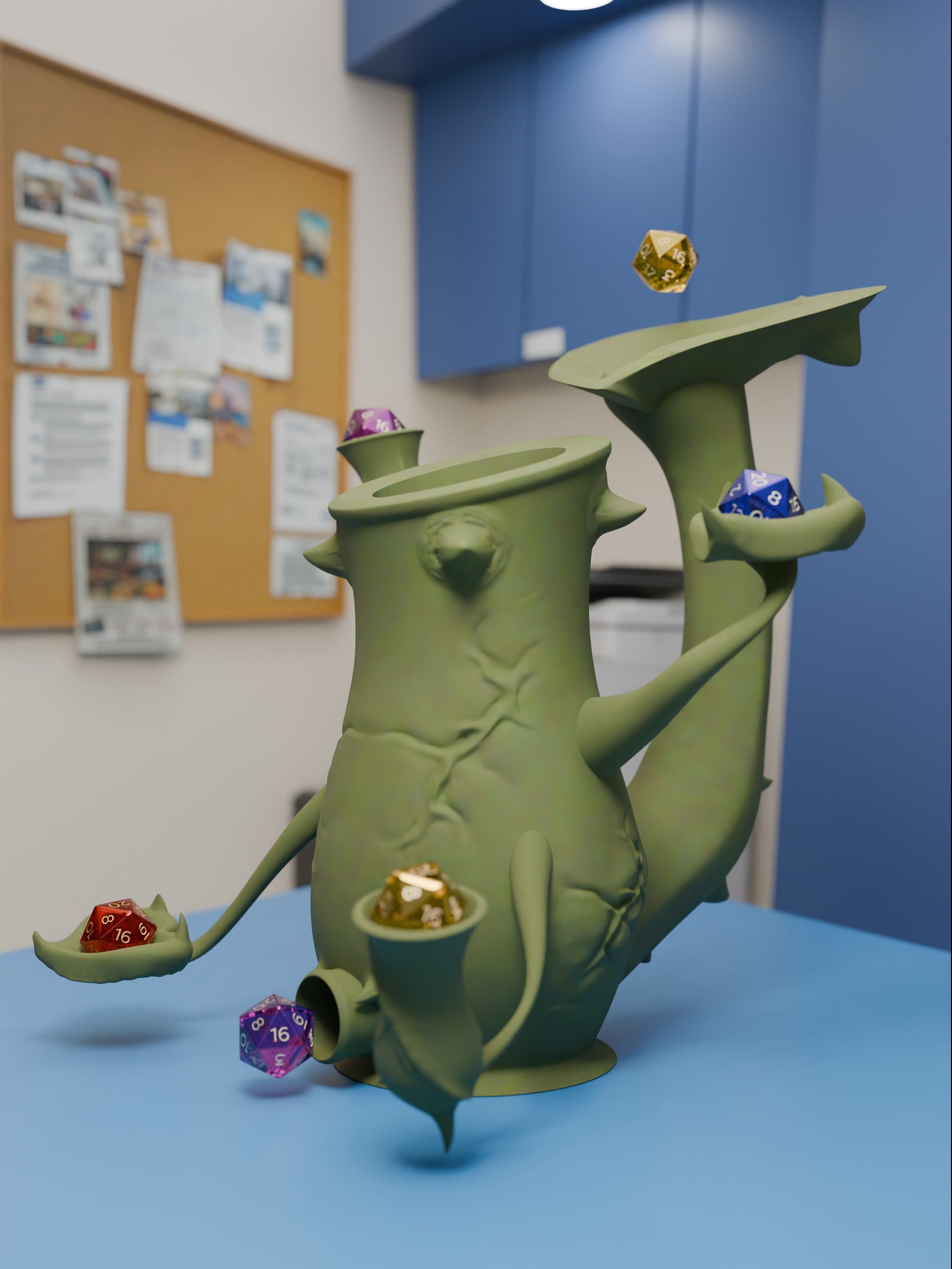Pitcher Plant Dice Mug 3d model