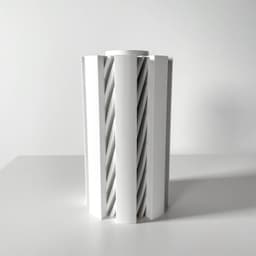 The Landis Vase, Modern and Unique Home Decor for Dried and Preserved Flower Arrangement | STL File 3d model