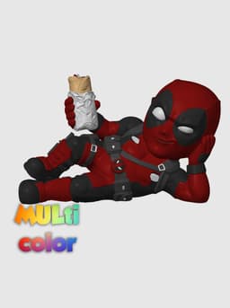 Deadpool Chimichanga Multi-Color 3MF | Fan Art | Bambu Ready 3d model