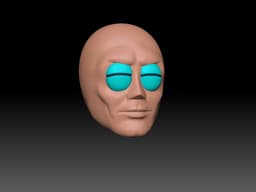 Bee People Citizen Head MOTU Classics 3d model