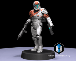 1:48 Scale Republic Commando Miniatures - 3D Print Files 3d model