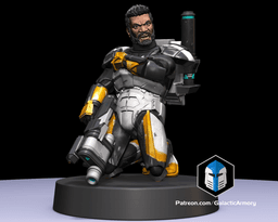 1:48 Scale Republic Commando Miniatures - 3D Print Files 3d model