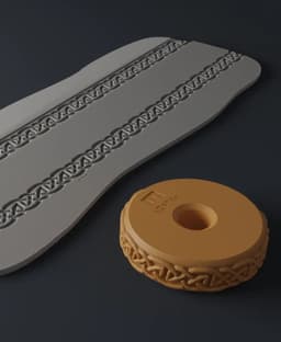 Stamp Wheels - Celtic Vol.04 (16-20) 3d model