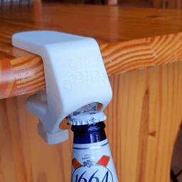 PopClamp Under-Table Bottle Opener 3d model