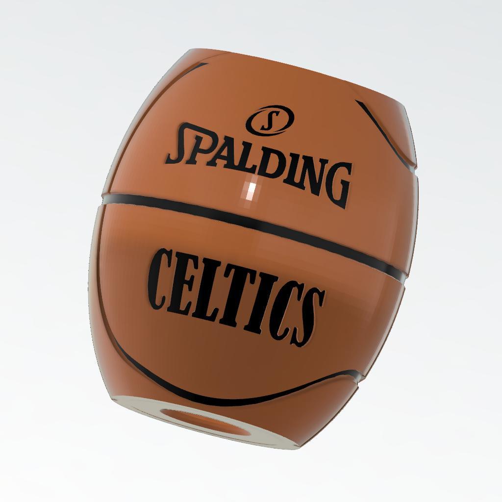 Basketball Koozie Celtics.stl 3d model