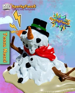 Aussie Snowman 3d model