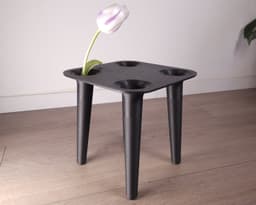 Table - Plant Riser - Flower Vase - Crumb collector 3d model