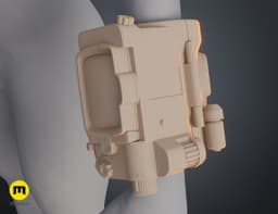 Pip Boy - Fallout live action series 3d model