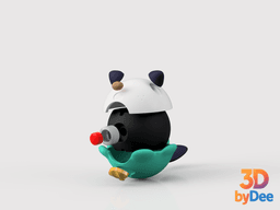 Oshawott Pokeball 3d model
