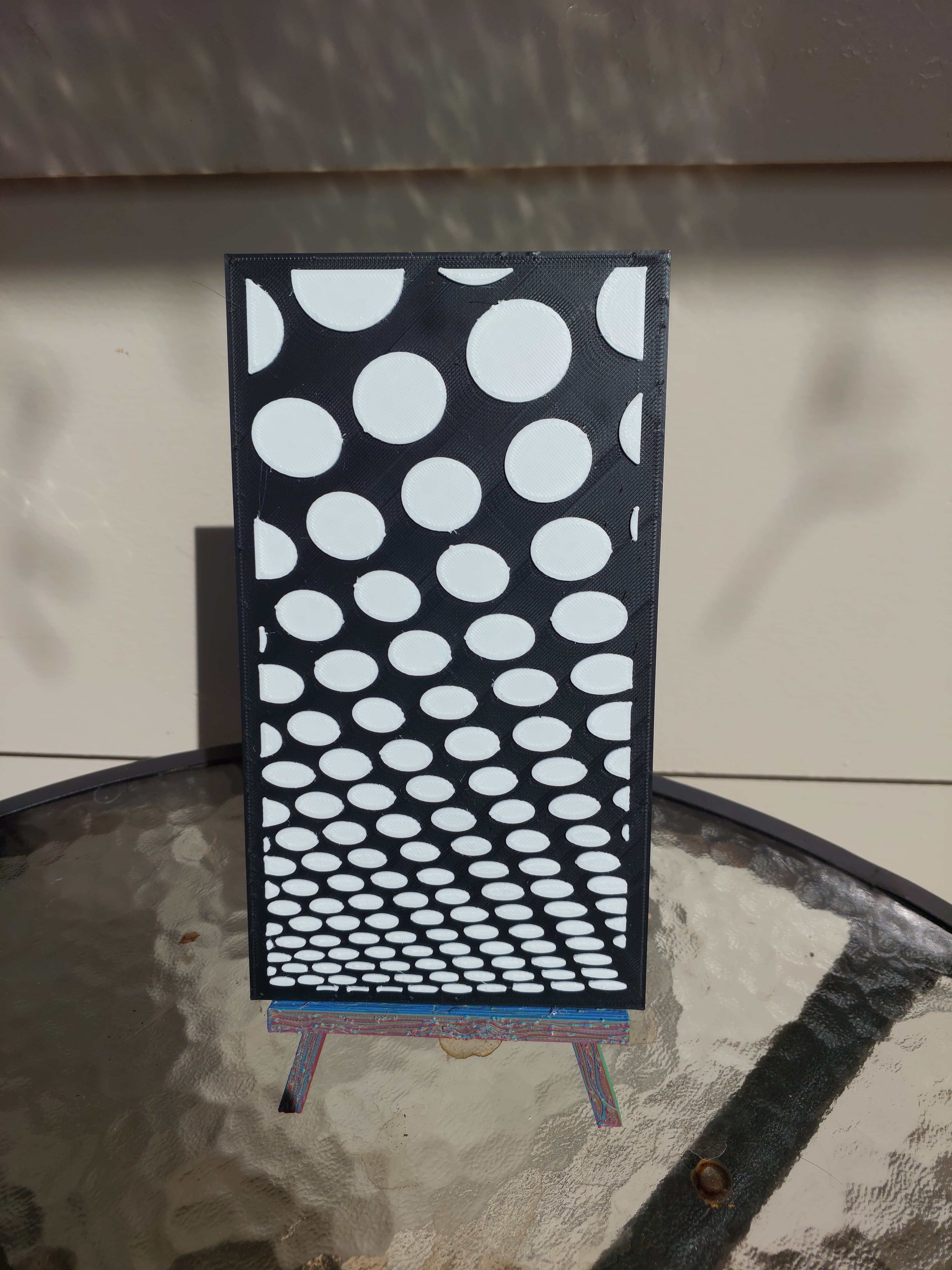 Optical illusion Balls 4 3d model