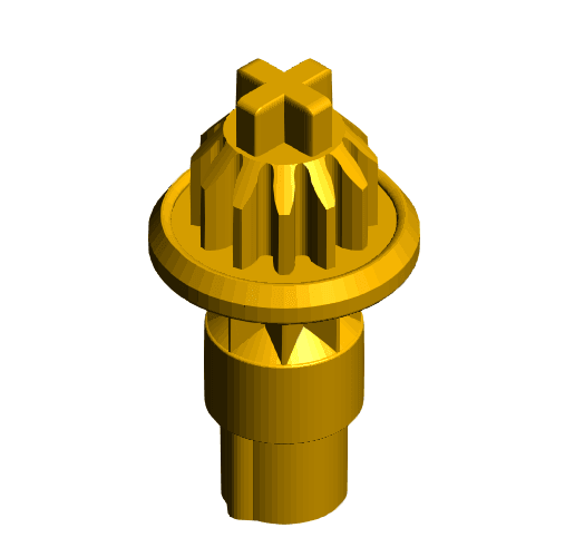 BEYBLADE X | CROSS BIT | CUSTOM SERIES 3d model