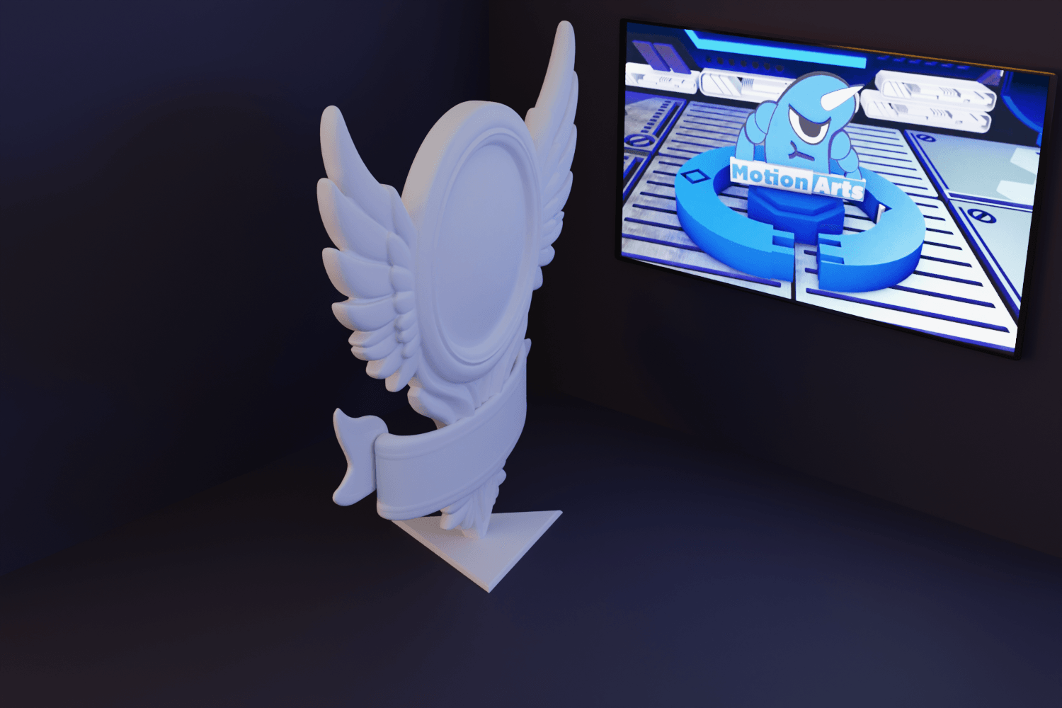 Emblema com Asas.stl 3d model