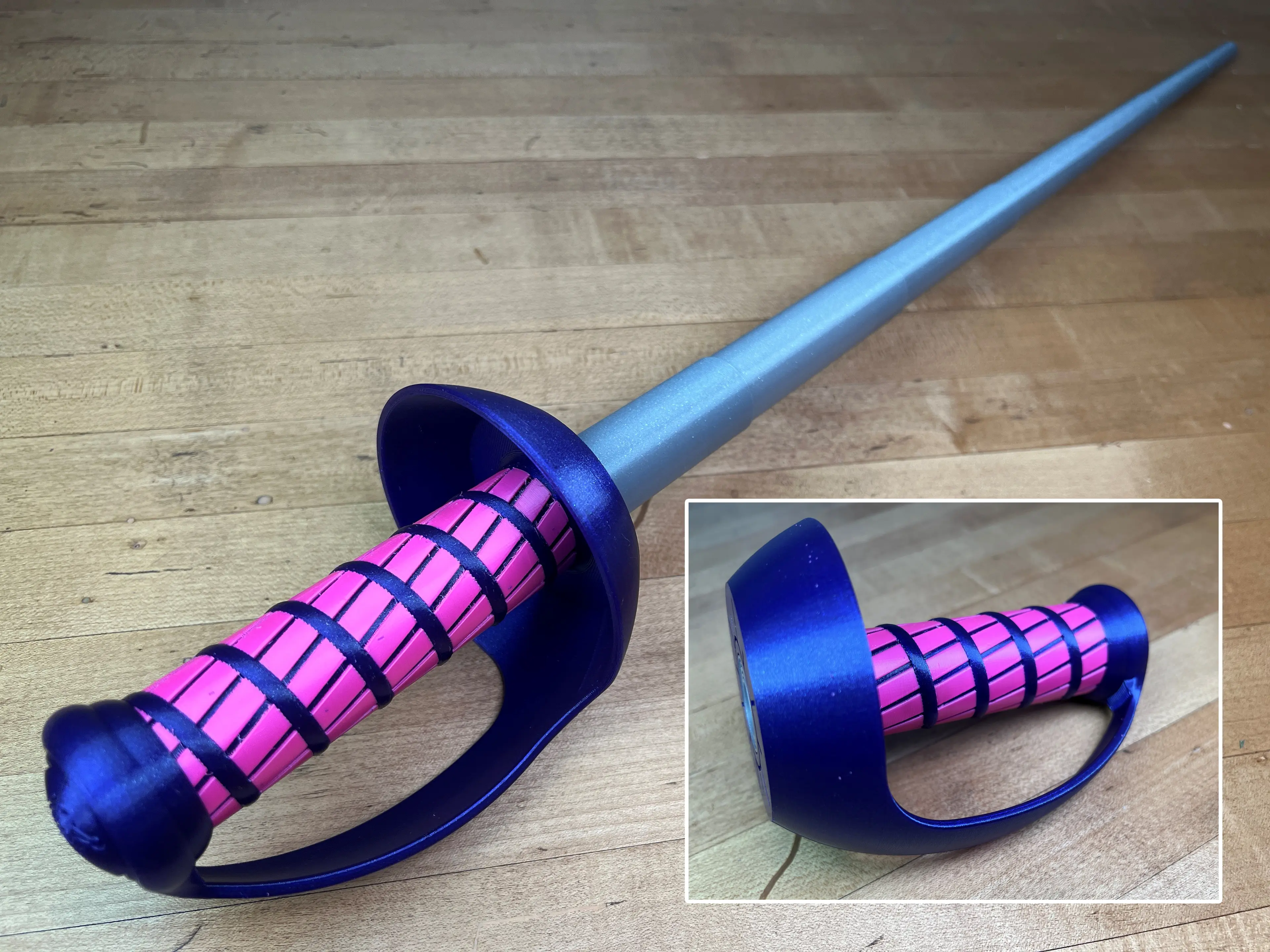 Pirate Sword Print-in-Place Multi-Color 3d model