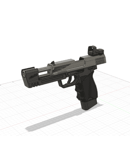 Deadeye Handgun | Inspired by STALKER 2 3d model