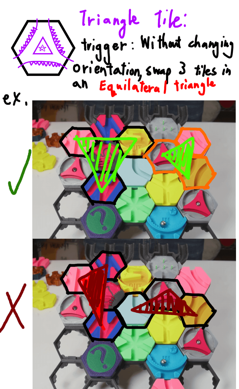 Hextraction - Triangle Tile 3d model