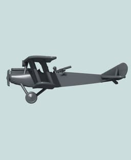1:144 Rumpler C.VII 3d model