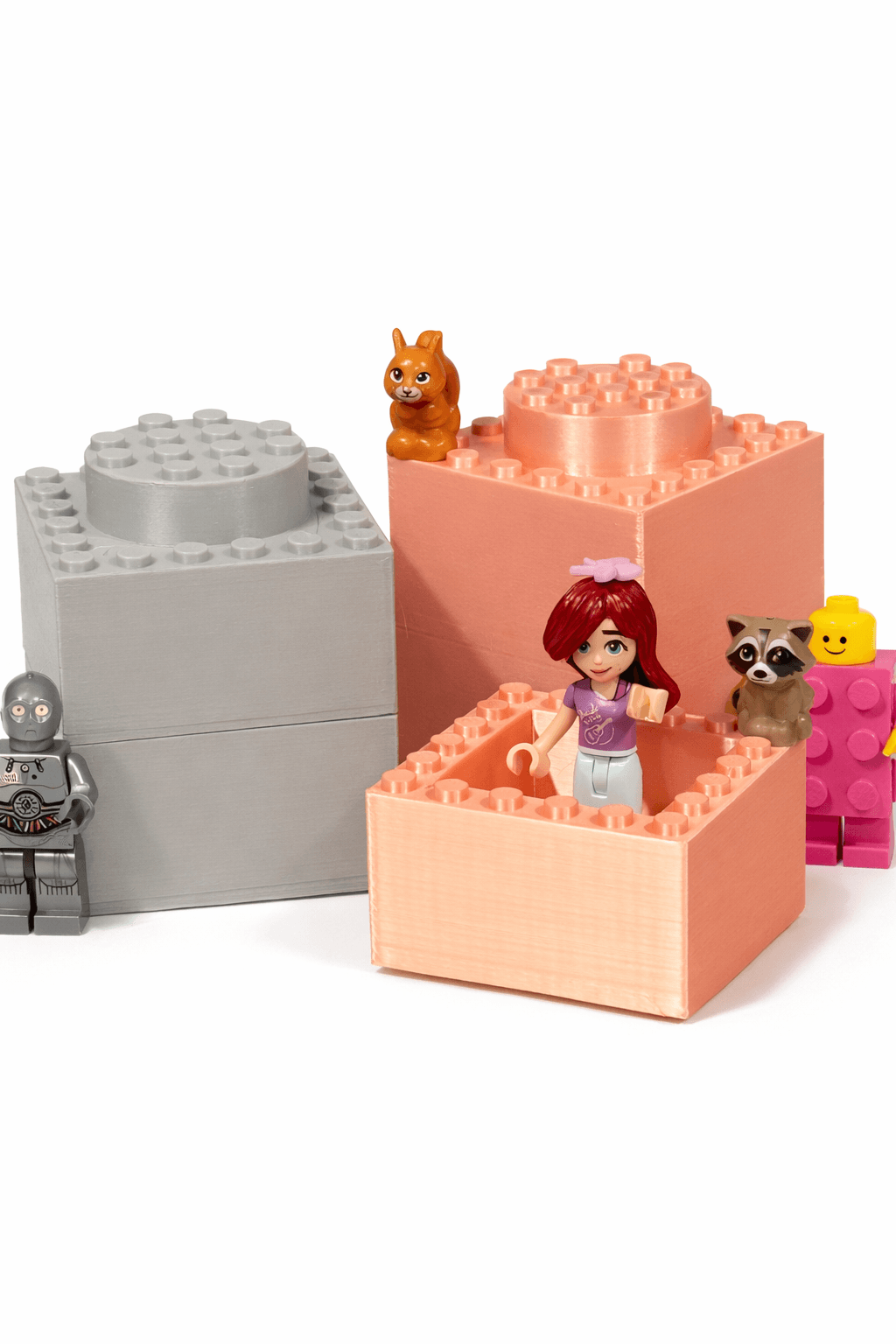 Minifigure Brick Egg w/Dragon Scale Version 3d model