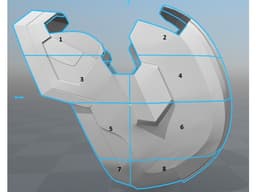 Iron Patriot Helmet (Iron Man) 3d model