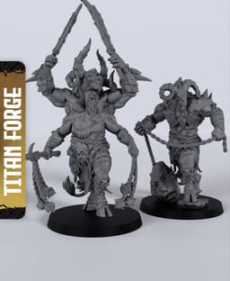 Beast Giants - With Free Dragon - 5e DnD Inspired for RPG and Wargamers 3d model