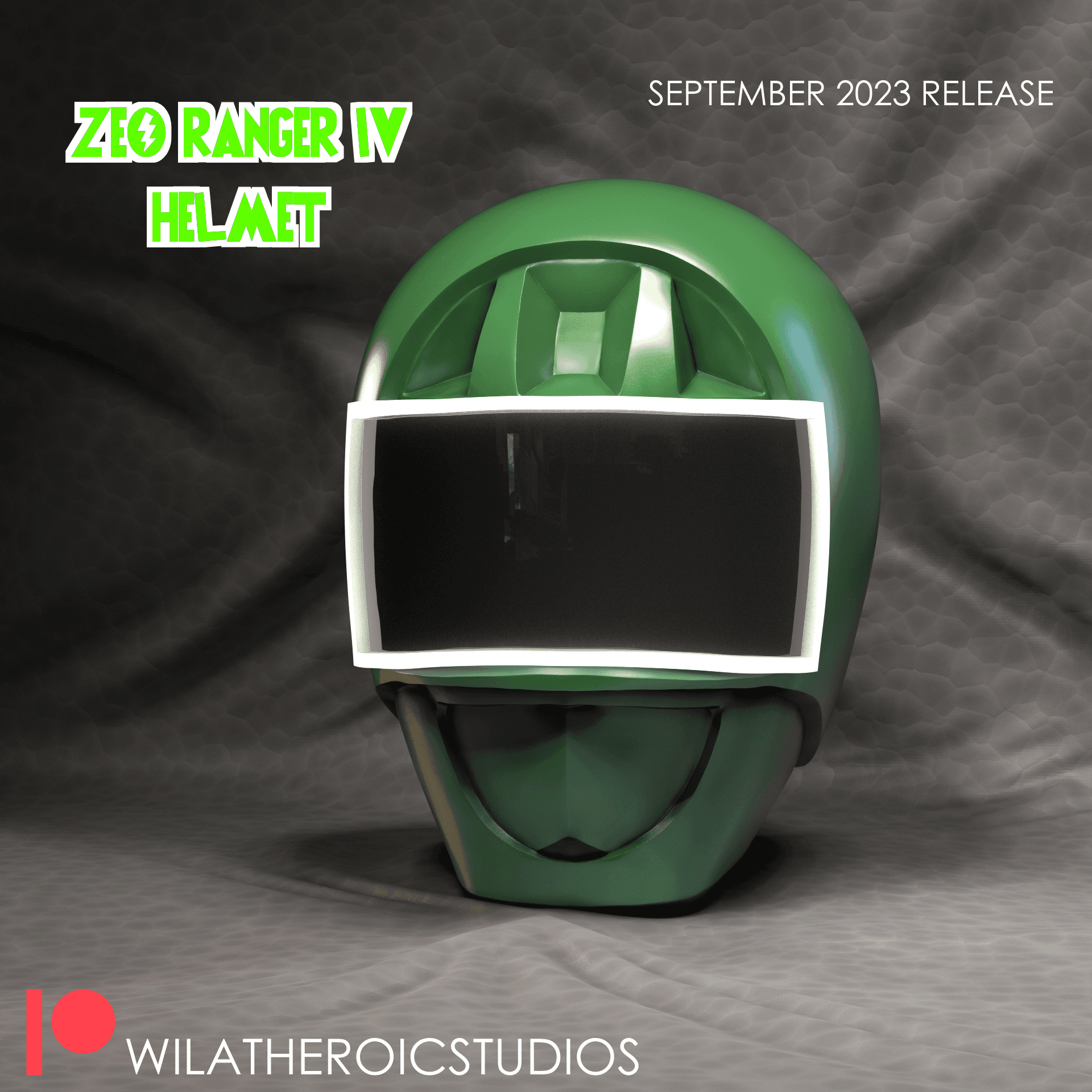Zeo Ranger IV Helmet [Custom Design] 3d model