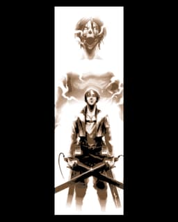 Fan Art Manga Special - Attack on Titan set of Bookmarks 3d model