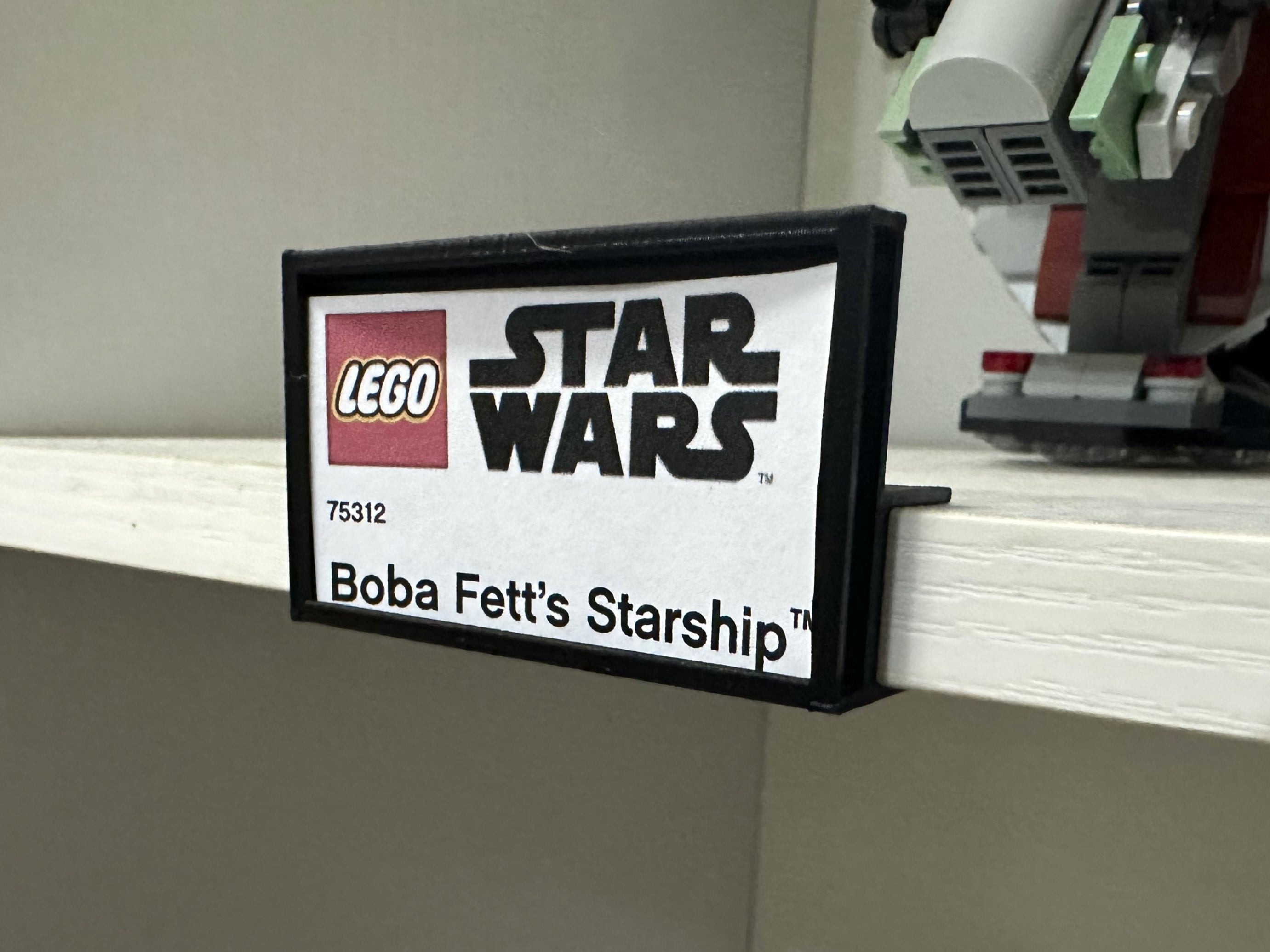 Parametric Label Holder 3d model