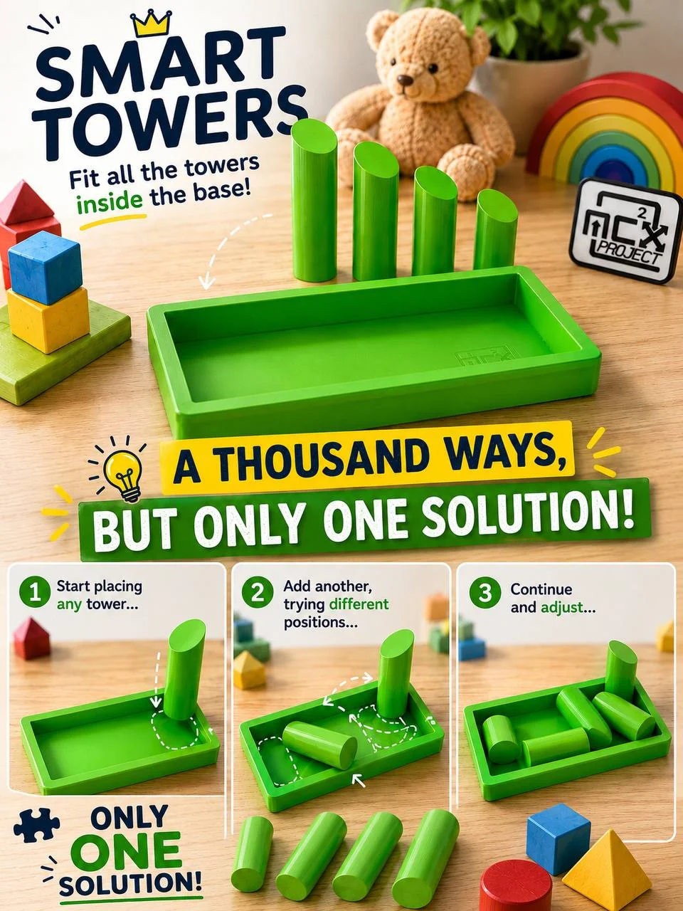 Smart Towers 3d model