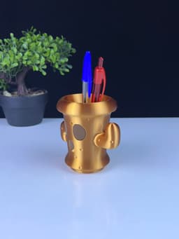 lloid planter - Multicolor 3d model