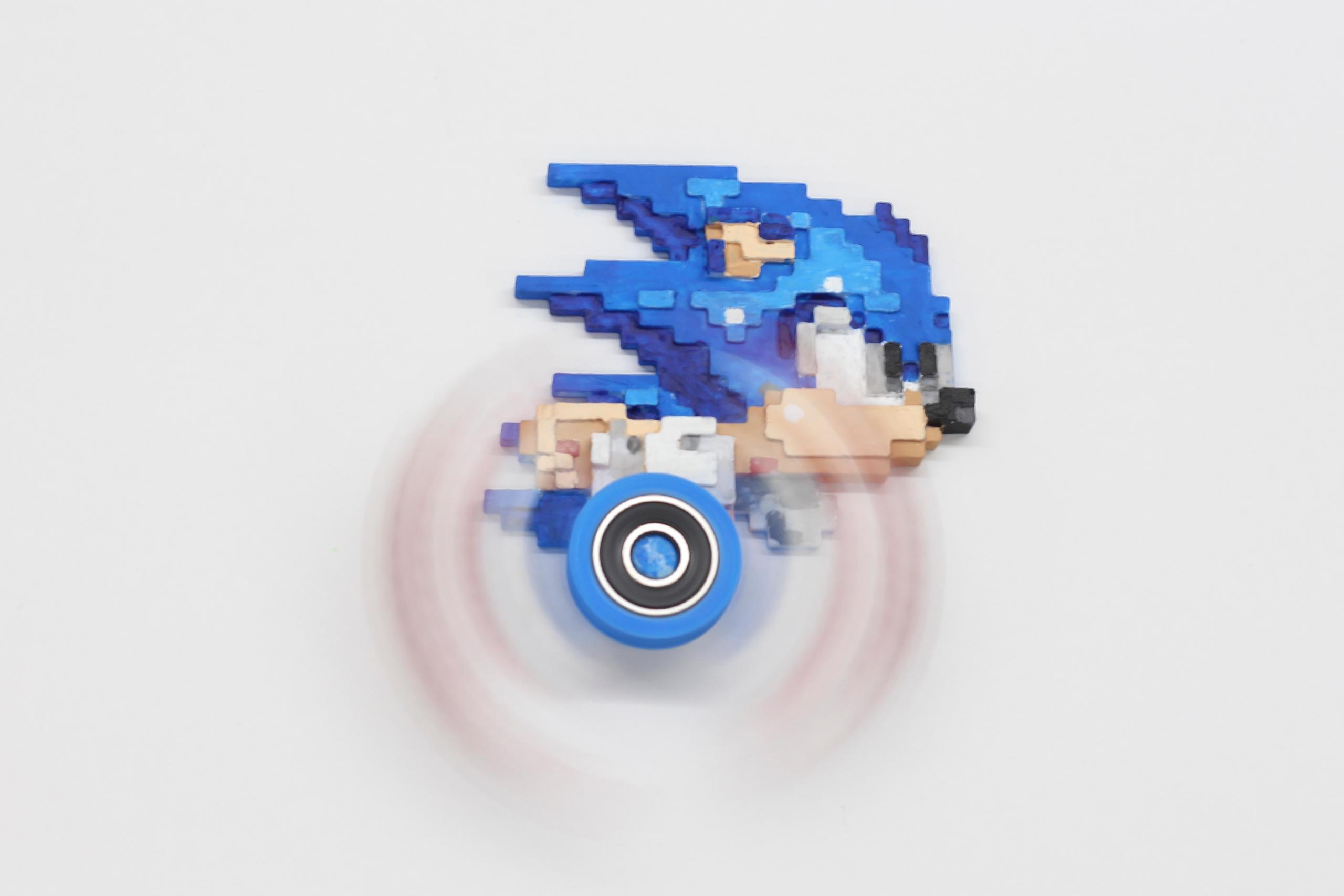 Sonic The Hedgehog Fidget Spinner 3d model