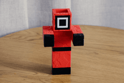Squid Guard Pencil Holder – Unique Fan Art Design 3d model