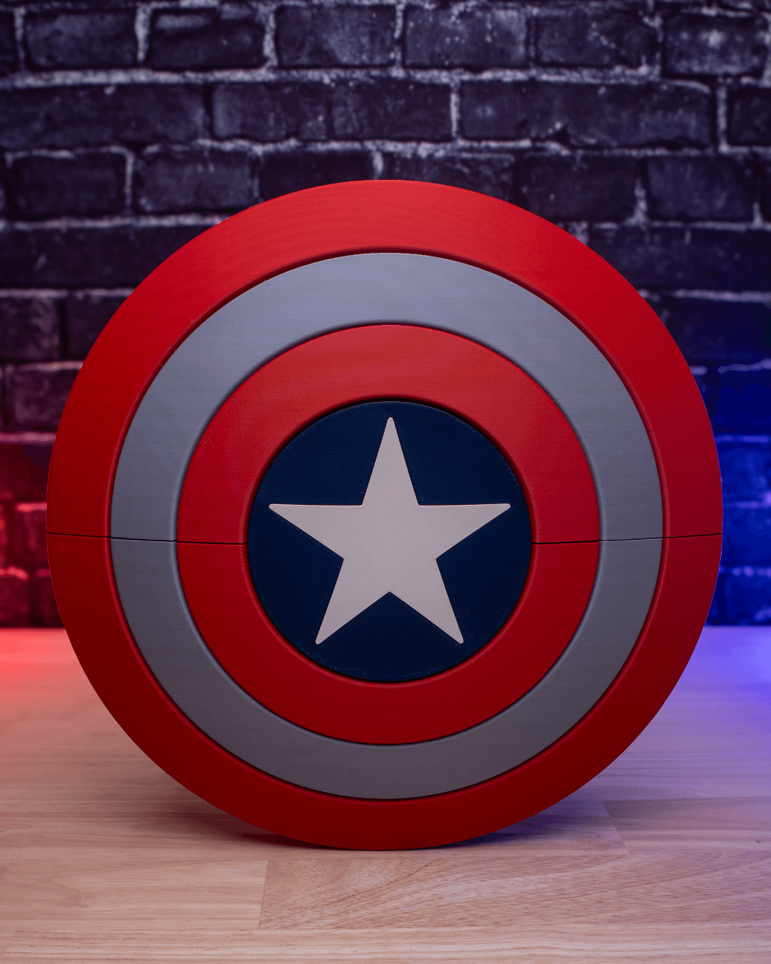 Captain America Shield – Shield Kit (No AMS, No Support, No Glue) 3d model