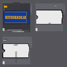 Blockbuster Lightbox LED Lamp 3d model