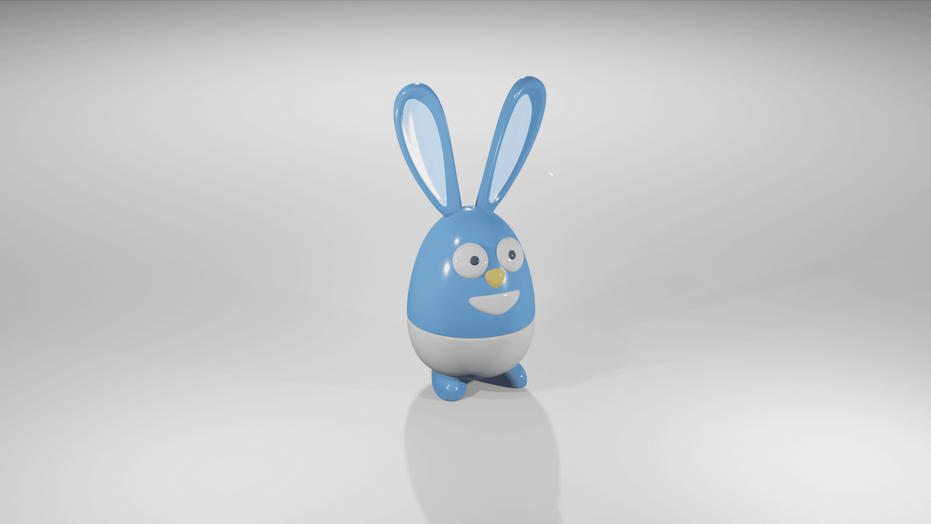 Easter Bunny Container - Big Size - 120x110x240 3d model