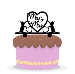 CAKE TOPPER 3d model