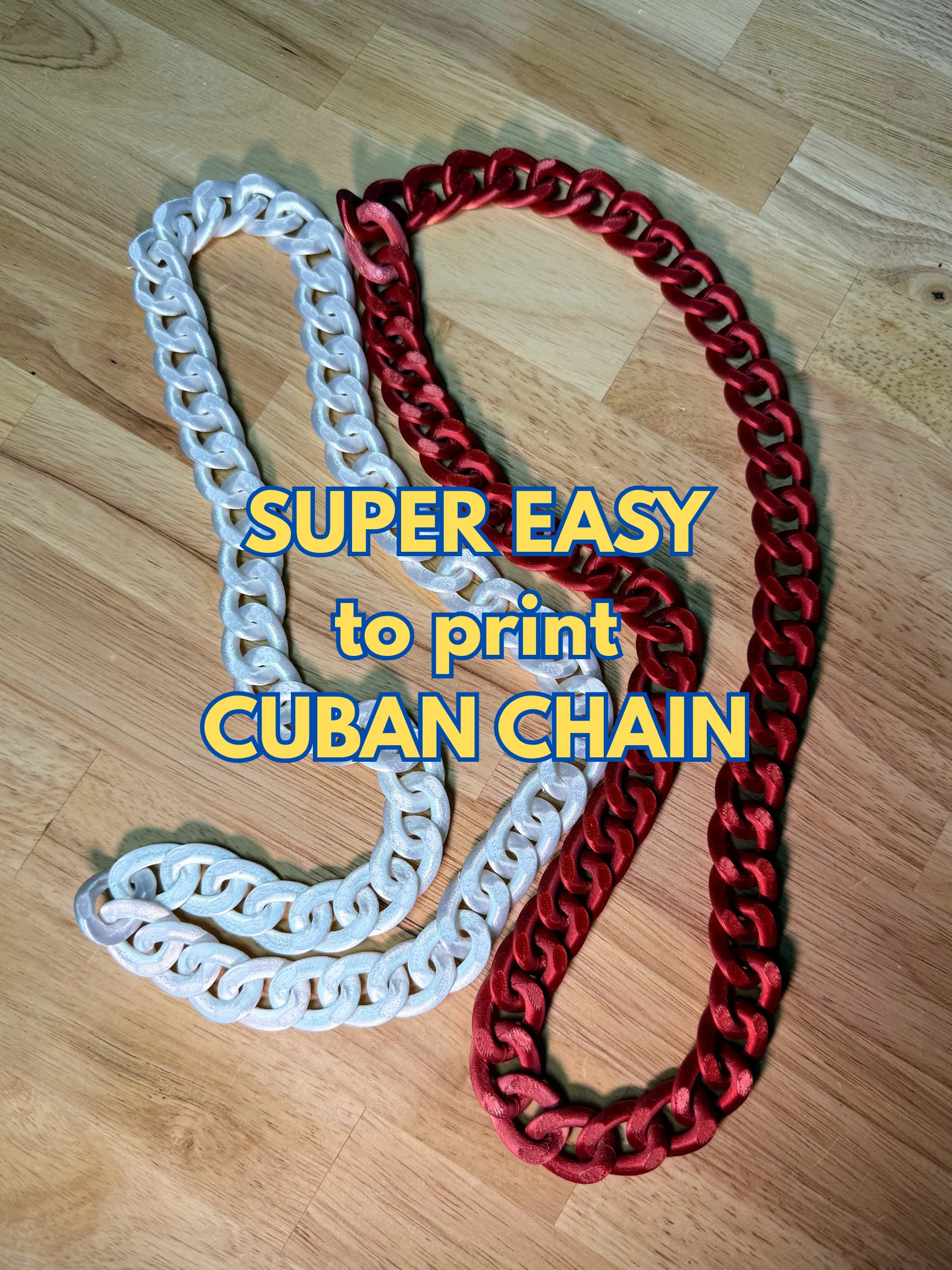 Cuban Chain by Luke (easy mode) 3d model