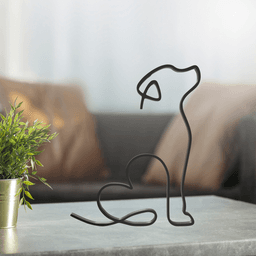 Dog Line Art, Modern, Minimalist 3d model