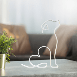 Dog Line Art, Modern, Minimalist 3d model