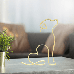 Dog Line Art, Modern, Minimalist 3d model