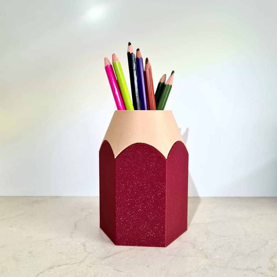 pencil holder pencil 3d model
