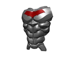 Red Hood Chest Piece 3d model