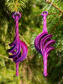 Spiral Christmas Stretch Ornament 2024 3d model