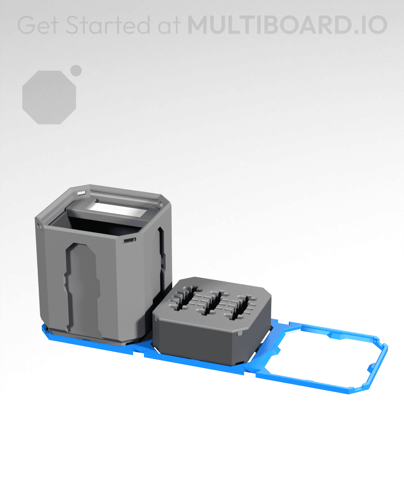 3x1 LU - Lite MultiBin Panel 3d model