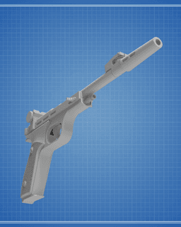 CDEF Blaster Pistol - Star Wars 3d model